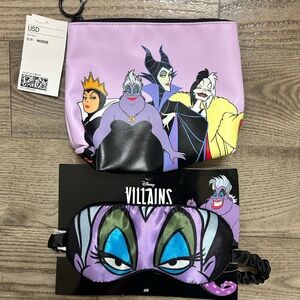 Disney Villains Small Pouch/Sleep Mask